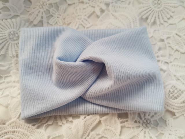 New Autumn Winter Baby Hat Soft Elastic Cotton Newborn Baby Girl Hat Kids Cap Bow In Modern Turban Design Stevvex