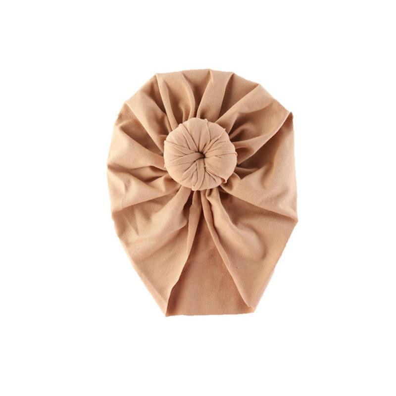 Infant Baby Headbands Solid Cotton Knot Turban Headband For Girls  Beanie Hat Headwear For Girls Stevvex