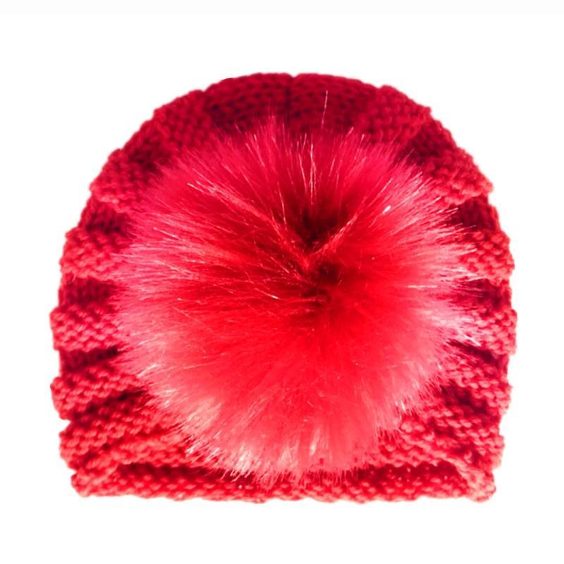 Handmade Knitted Winter Baby Hat for Girls Candy Color Enfant Baby Beanie Turban Hats Newborn Baby Cap Stevvex