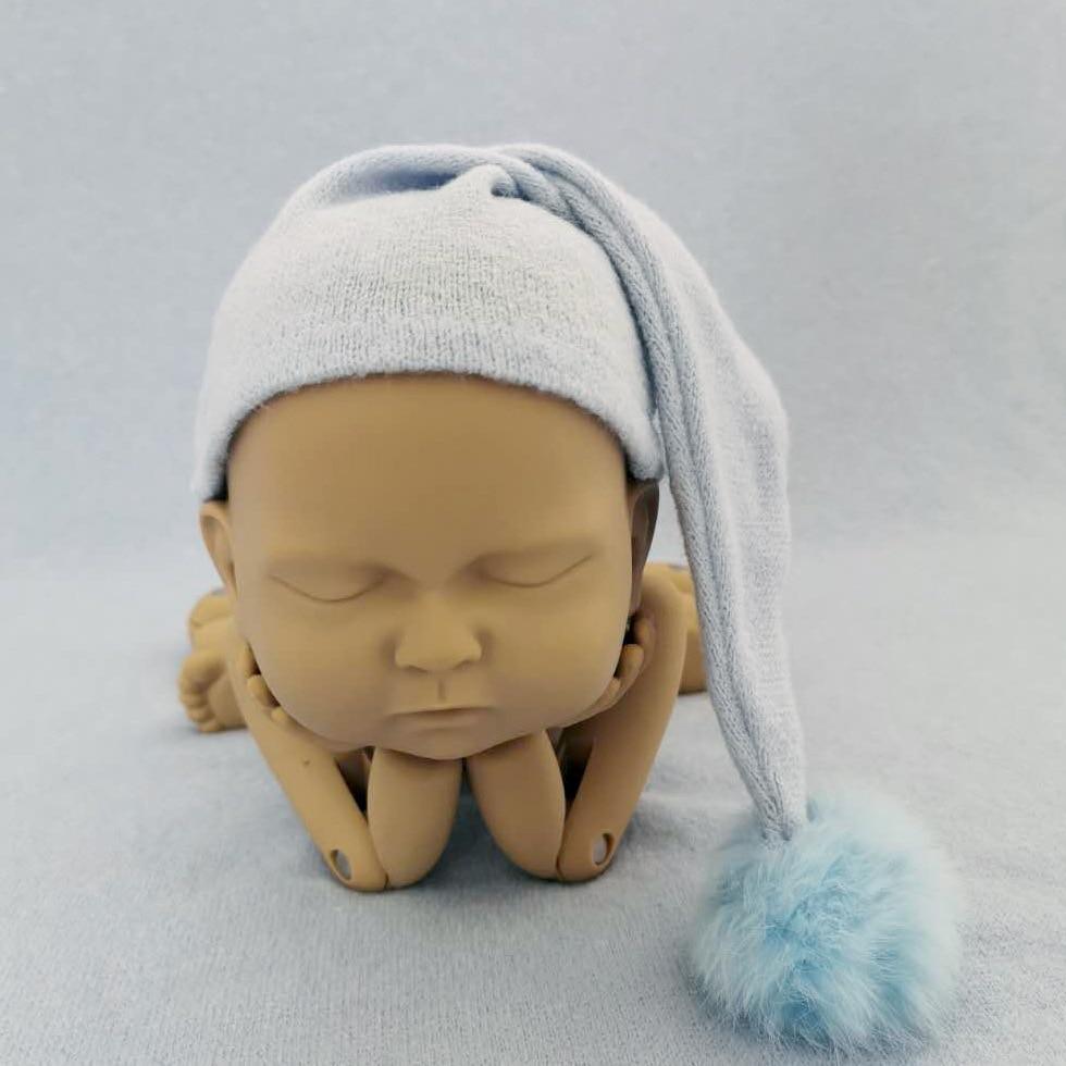 Modern Newborn Photography Props Knit Cap With Fur Ball For Newborn Baby Cap Great For Photo Studio Photography Props Cap Beanie Baby Stevvex