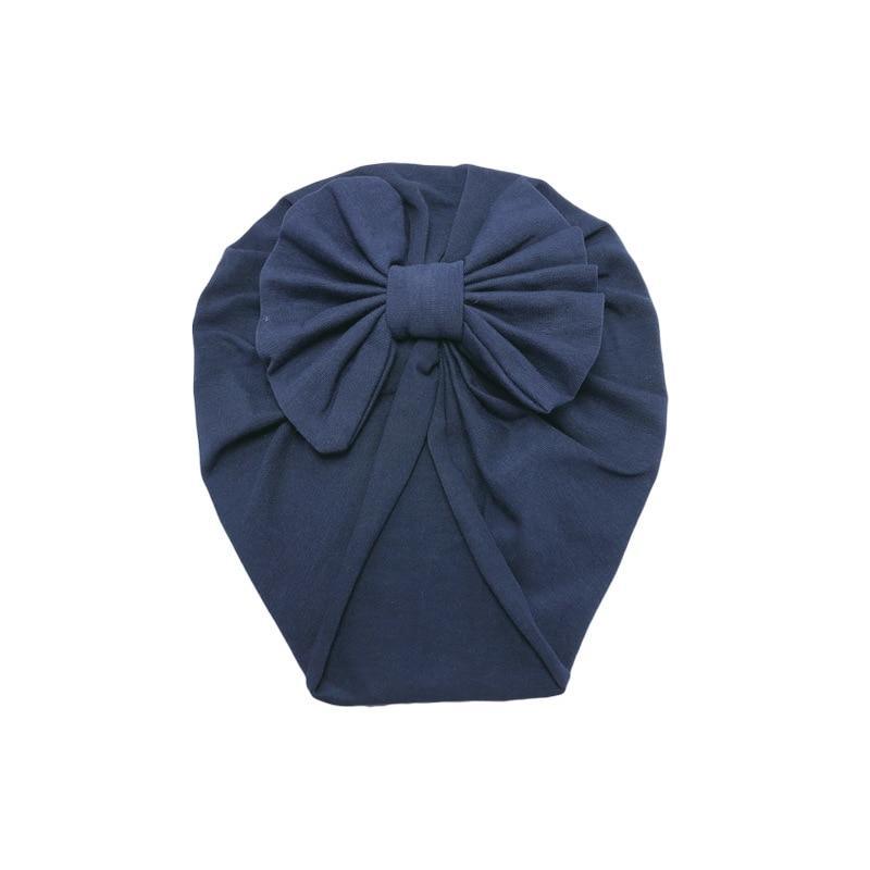 Luxury Modern Baby Headband Hat Bowknot Print Cotton Stretchy Turban Headband Infant Head Wrap Beanie Hat  For Babies and Kids Stevvex