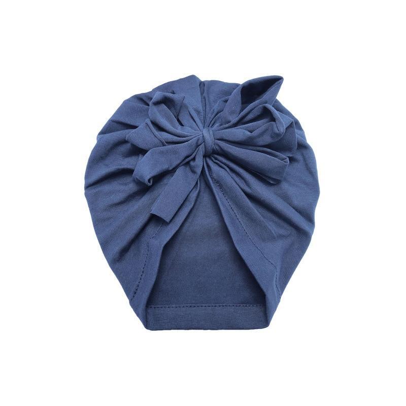 Luxury Modern Baby Headband Hat Bowknot Print Cotton Stretchy Turban Headband Infant Head Wrap Beanie Hat  For Babies and Kids Stevvex