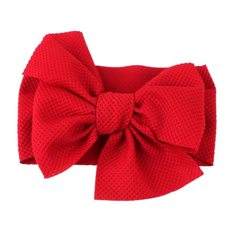 Elastic Candy Solid Color Head Wrap Newborn Head bands Bowknot Bows for Baby Girl Hair Accessories Stevvex