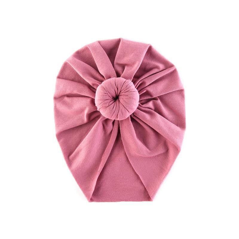 Infant Baby Headbands Solid Cotton Knot Turban Headband For Girls  Beanie Hat Headwear For Girls Stevvex