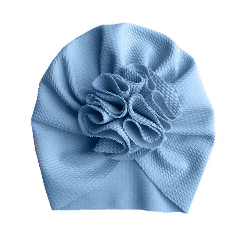Modern New Lovely Flower Baby Girl Hat Turban Newborn Baby Cap Bonnet Kids Hat For Girls Baby In Trend Design Stevvex