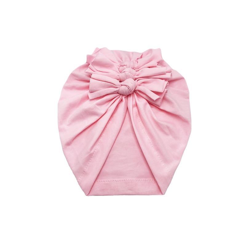 Luxury Modern Baby Headband Hat Bowknot Print Cotton Stretchy Turban Headband Infant Head Wrap Beanie Hat  For Babies and Kids Stevvex
