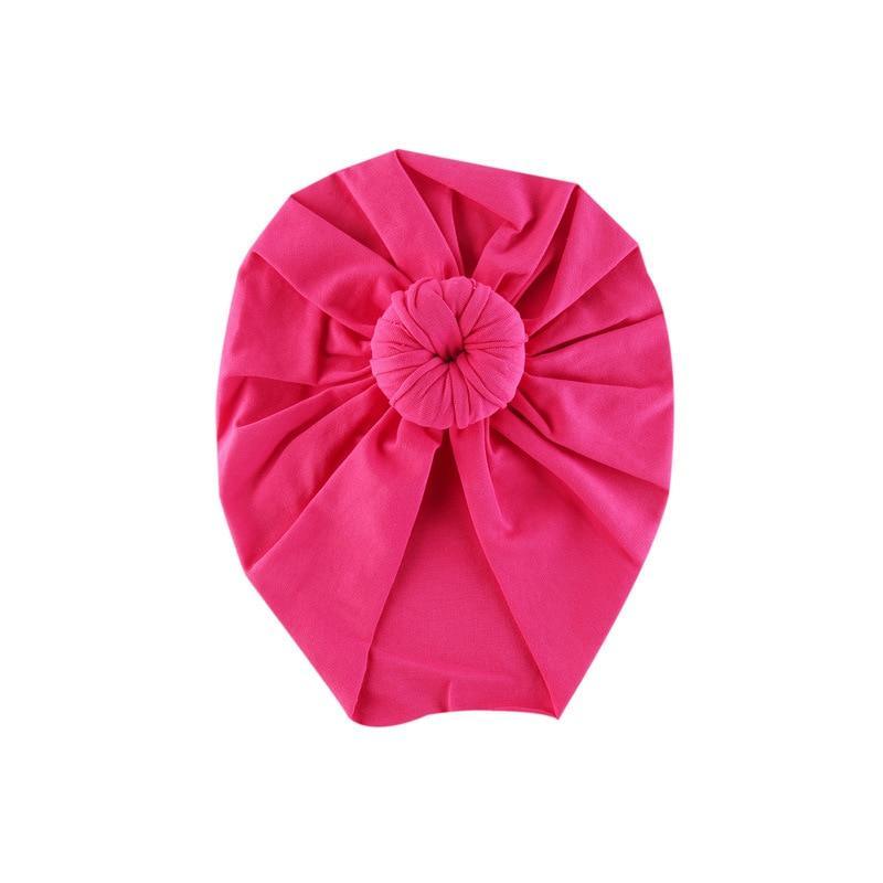 Infant Baby Headbands Solid Cotton Knot Turban Headband For Girls  Beanie Hat Headwear For Girls Stevvex