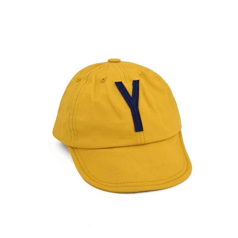Cotton Baby Adjustable Letter Baseball Caps For Boys & Girl Hats Children Snapback Hip-Hop Sun Hat In Modern Style Stevvex