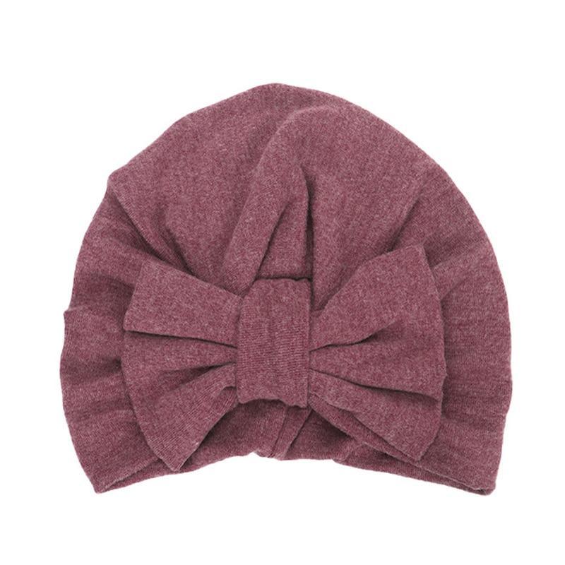 Modern Trend Stylish Baby Hat for Girls Big Bow Turban Baby Cap Accessories In Great Design Stevvex