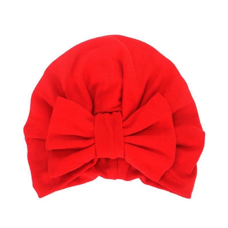 Modern Trend Stylish Baby Hat for Girls Big Bow Turban Baby Cap Accessories In Great Design Stevvex