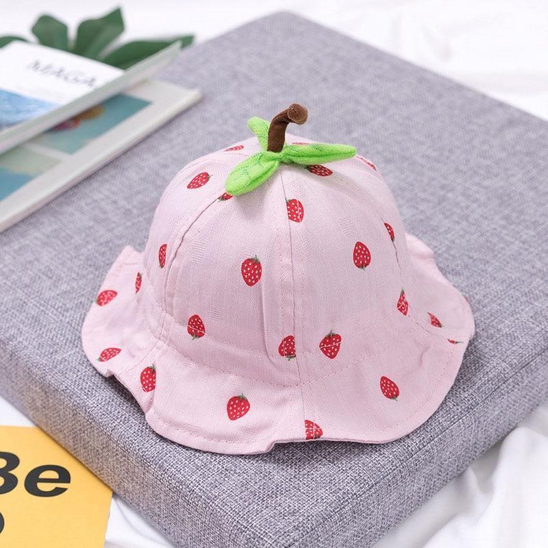 Baby Sun Hat Heart Print Baby Boy/Girl Hat Outdoor Kids Bucket Hat Children Hat Baby Beach Caps Beanie For Girls Stevvex