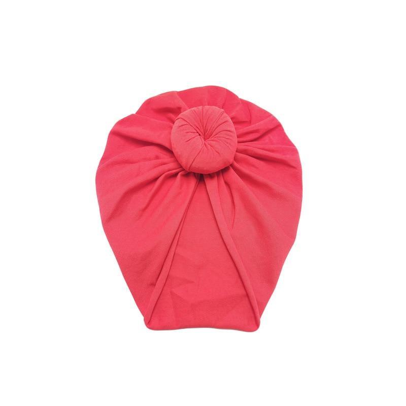 Infant Baby Headbands Solid Cotton Knot Turban Headband For Girls  Beanie Hat Headwear For Girls Stevvex