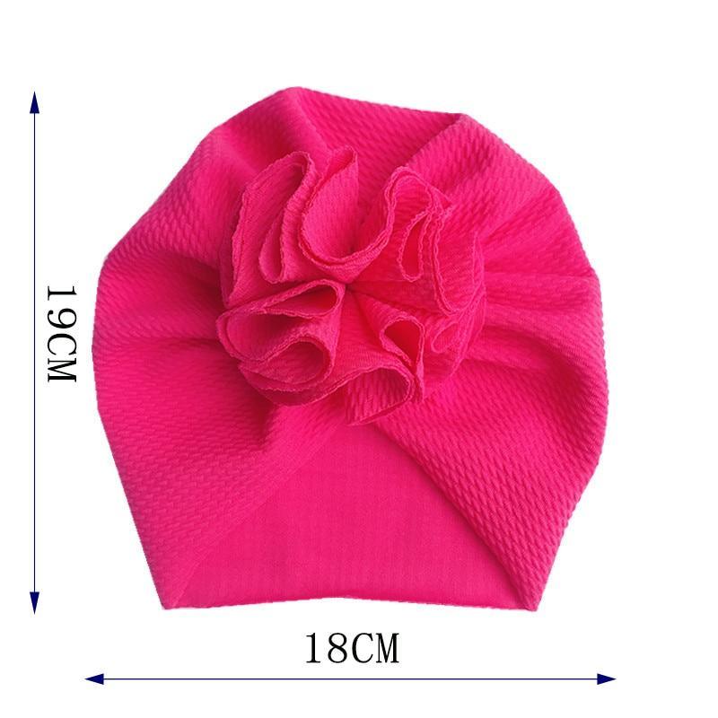 Elegant Flower Baby Hat Toddler Turban Head wraps Kids Bonnet Hat Newborn Baby Hat For Baby Girls Stevvex