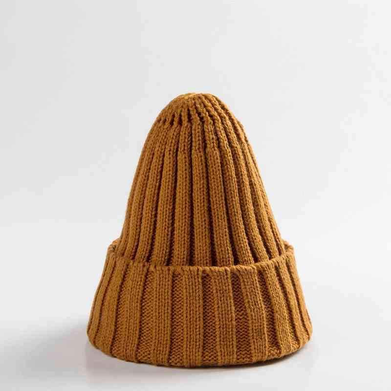 Modern Elegant Candy Color Baby Hat Cute Autumn Winter Pointy Hats For Kids Boys & Girls Warm Beanie Cap For Women Stevvex