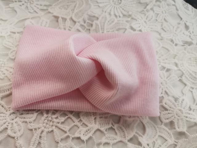 New Autumn Winter Baby Hat Soft Elastic Cotton Newborn Baby Girl Hat Kids Cap Bow In Modern Turban Design Stevvex