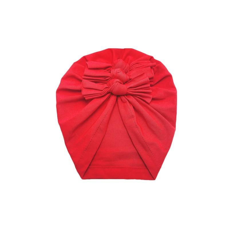 Luxury Modern Baby Headband Hat Bowknot Print Cotton Stretchy Turban Headband Infant Head Wrap Beanie Hat  For Babies and Kids Stevvex