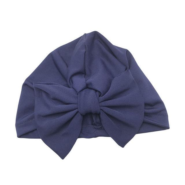 Luxury Modern Baby Headband Hat Bowknot Print Cotton Stretchy Turban Headband Infant Head Wrap Beanie Hat  For Babies and Kids Stevvex