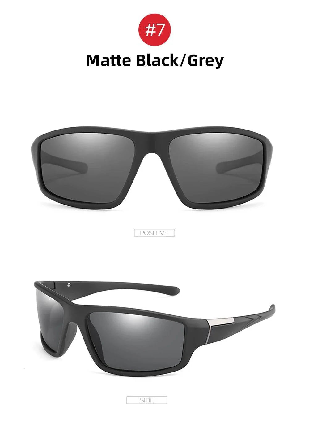 VIVIBEE Men Photochromic Sunglasses Black Sports Goggles Women Color Changing Polarized Driving 2024 Discoloration Sun Glasses