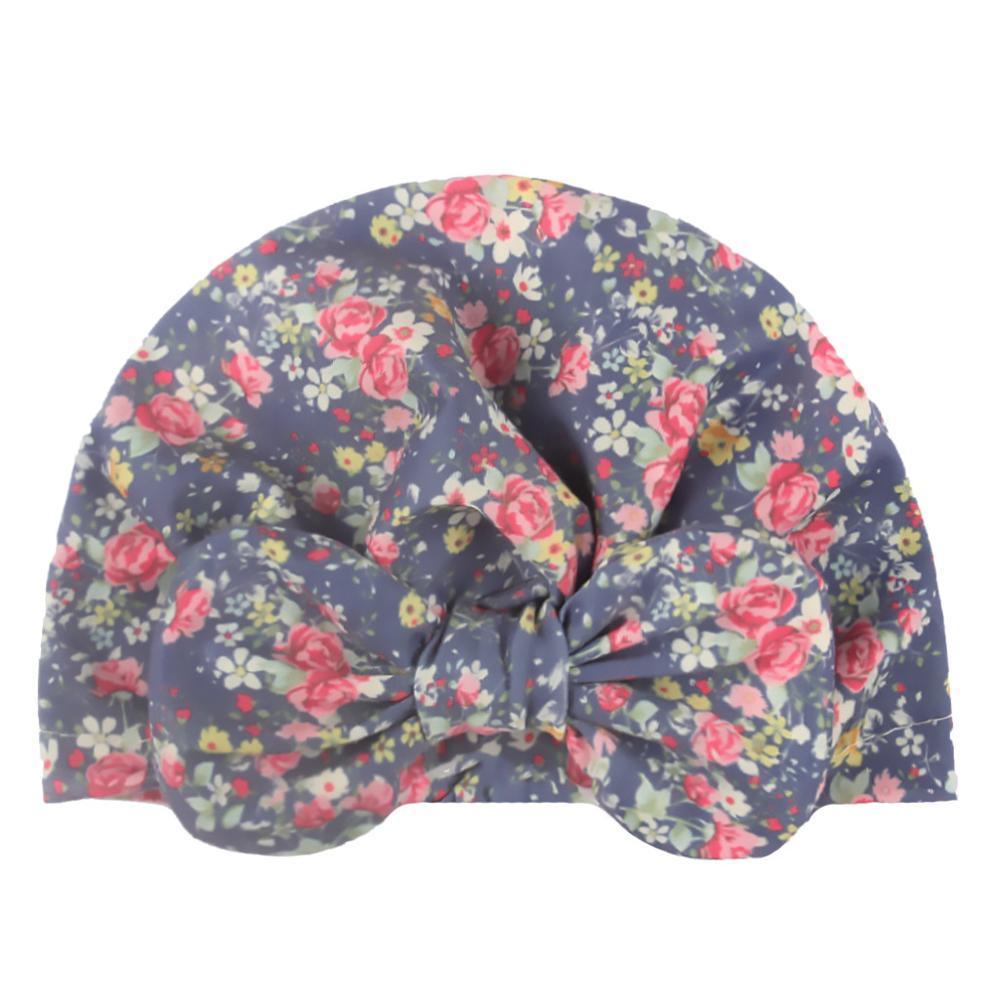 Luxury Modern Donut Baby Beanie Turban Hat Baby Cap Cotton Fruit Print Floral Toddler Baby Girl Cap Design Stevvex