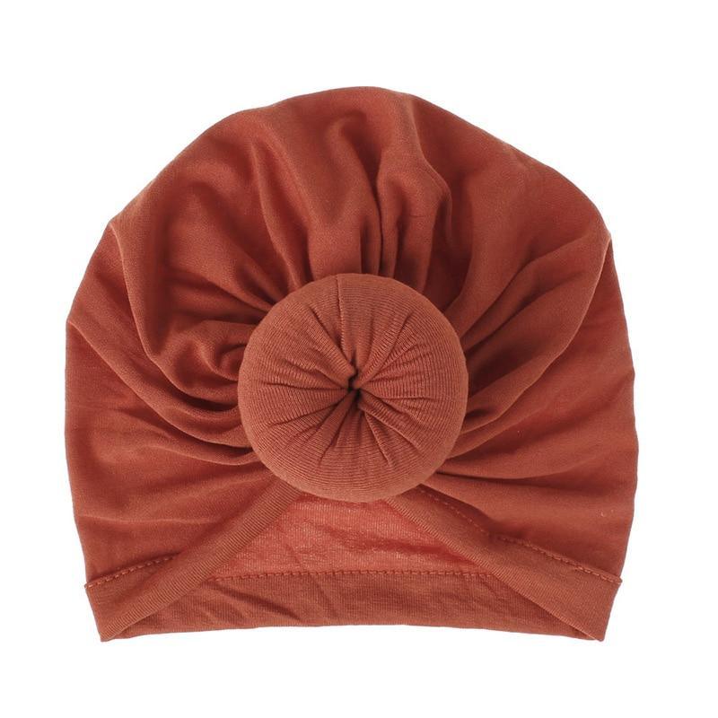 Trend New Mother & Baby Hat Soft Cotton Turban Hat Baby Elastic Toddler Infant Cap For Girls and Women Stevvex