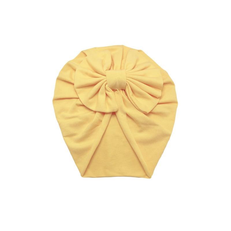 Luxury Modern Baby Headband Hat Bowknot Print Cotton Stretchy Turban Headband Infant Head Wrap Beanie Hat  For Babies and Kids Stevvex
