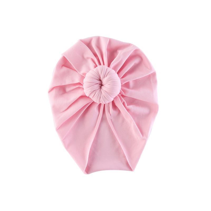 Infant Baby Headbands Solid Cotton Knot Turban Headband For Girls  Beanie Hat Headwear For Girls Stevvex