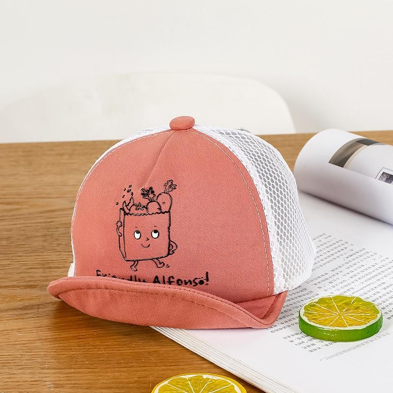 Luxury Summer Newborn Baby Sun Hat Cotton Beret Hat Cartoon Striped Bear Snapback Baseball Cap Baby Hats For girls and Boys Kids Stevvex