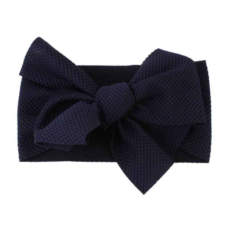Elastic Candy Solid Color Head Wrap Newborn Head bands Bowknot Bows for Baby Girl Hair Accessories Stevvex