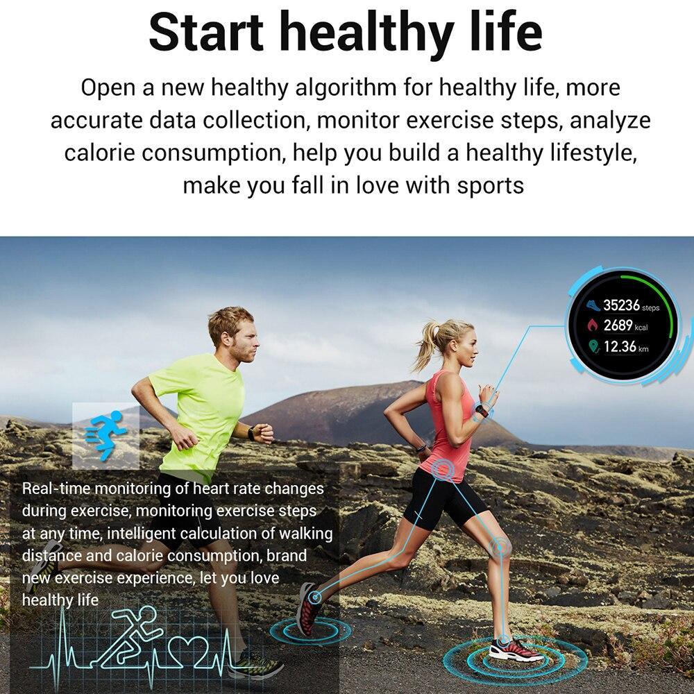 New Proffesional Smart Watch With IP68 Waterproof Protection  Sport Men Women Bluetooth Smartwatch Fitness Tracker Heart Rate Monitor For Android IOS Stevvex