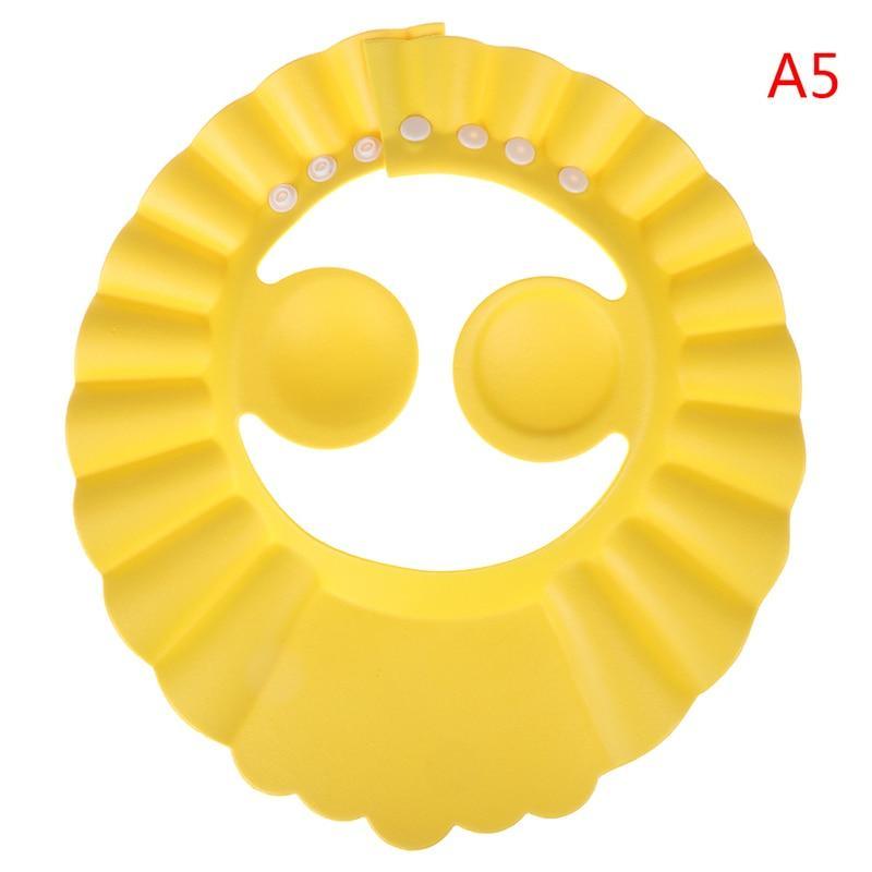 Shampoo Cap Sheild Durable Baby Bath Visor Hat Adjustable Baby Shower Protect Eye Water-proof For Kids Stevvex
