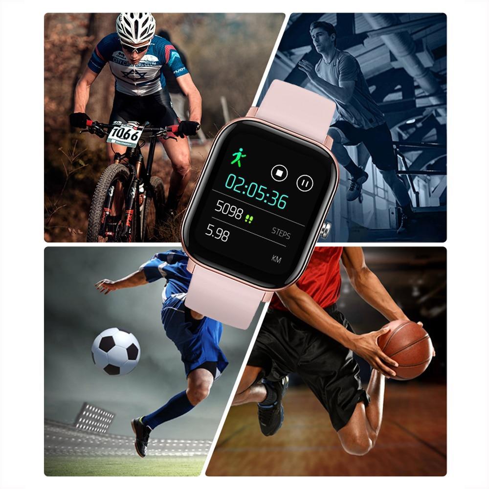 Modern Unisex Smart Watch For Men and Women With Sport Heart Rate Monitor Sleep Monitor Smartwatch Tracker For Phone and Extra Straps Stevvex