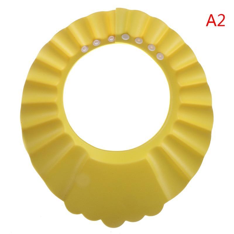 Shampoo Cap Sheild Durable Baby Bath Visor Hat Adjustable Baby Shower Protect Eye Water-proof For Kids Stevvex