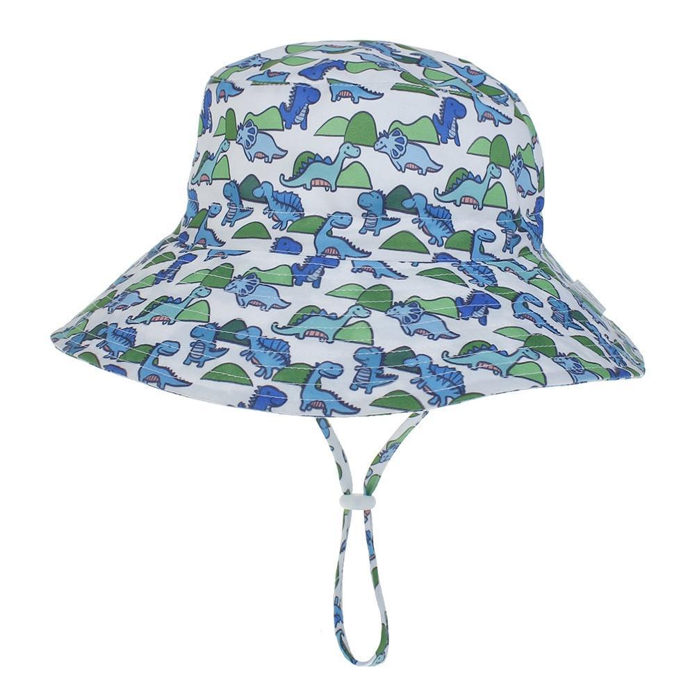 Modern Baby Hat for Girls & Boys Kids Bucket Hat Travel Beach Hat Baby Cap Sun Hats with Windproof Rope Stevvex