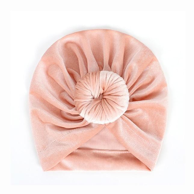 Modern Trend Stylish Baby Hat for Girls Big Bow Turban Baby Cap Accessories In Great Design Stevvex