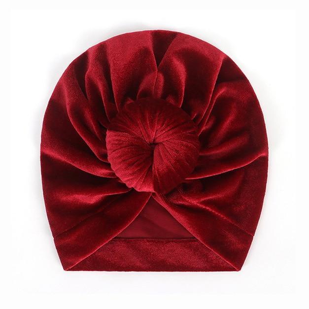 Modern Trend Stylish Baby Hat for Girls Big Bow Turban Baby Cap Accessories In Great Design Stevvex