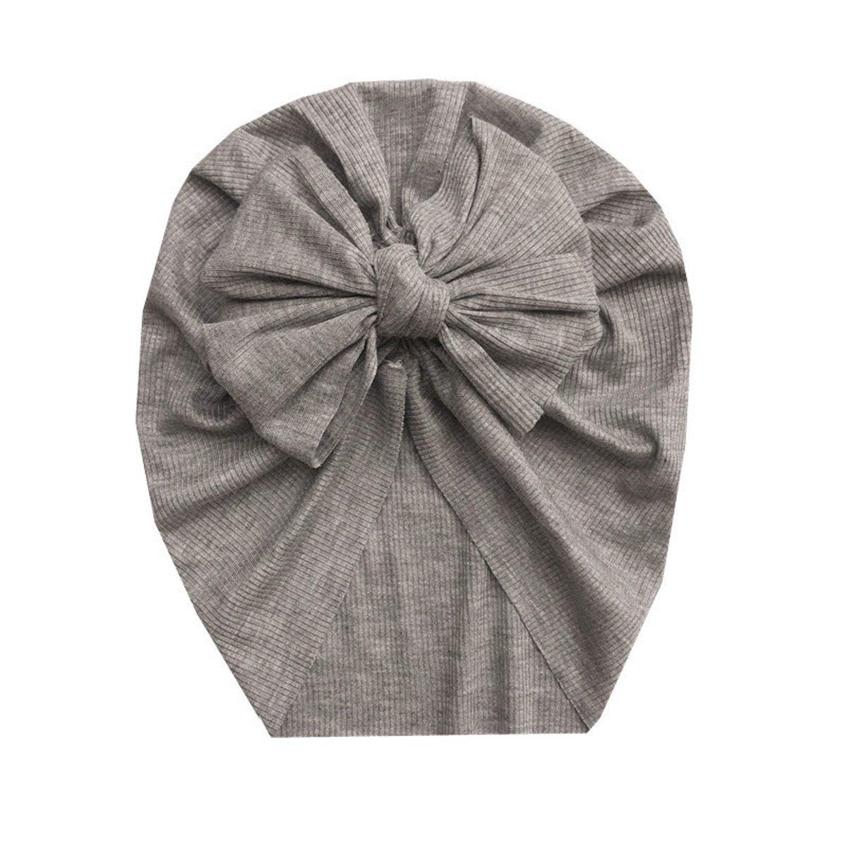 Newborn Baby Boy Girl Turban Cotton Beanie Winter Warm Soft Cap For Kids In Elegant Modern Style For Baby Girls Stevvex