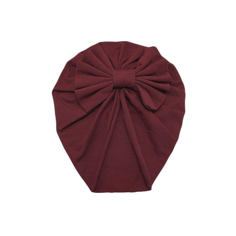 Luxury Modern Baby Headband Hat Bowknot Print Cotton Stretchy Turban Headband Infant Head Wrap Beanie Hat  For Babies and Kids Stevvex