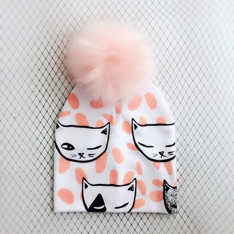 Fashion Newborn Baby Children Hat Cap  Pompom Infant Toddler Comfortable Hats Beanies For Kids Boys And Girls Stevvex