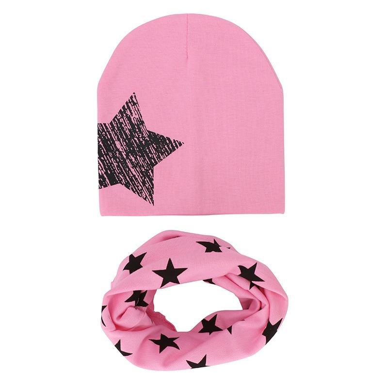 Modern Children Hat Scarf Set Camouflage Print Cotton Baby Beanie Collar for Baby Boy/Girl Cap Kids Warm Hats Scarves Design Stevvex