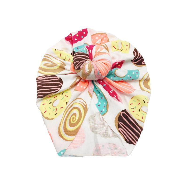Infant Baby Headbands Solid Cotton Knot Turban Headband For Girls  Beanie Hat Headwear For Girls Stevvex
