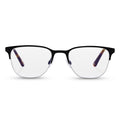Hewitt Blue Light - Dark Brown