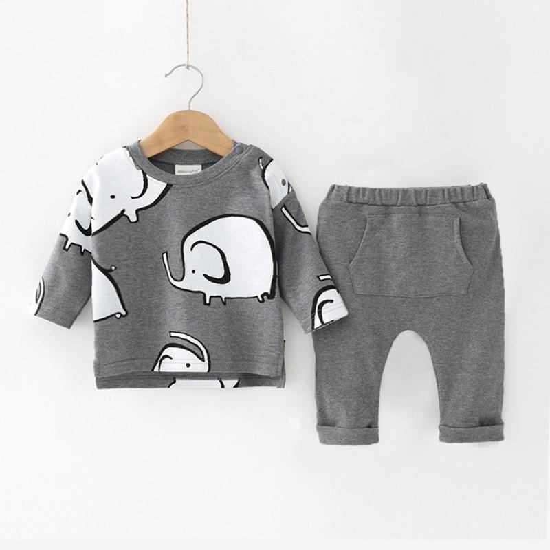 Romper Set Fashion Cartoon Bodysuit Hat and Pant  Clothing Set Cute Animal Newborn Baby Clothes Pajamas Stevvex