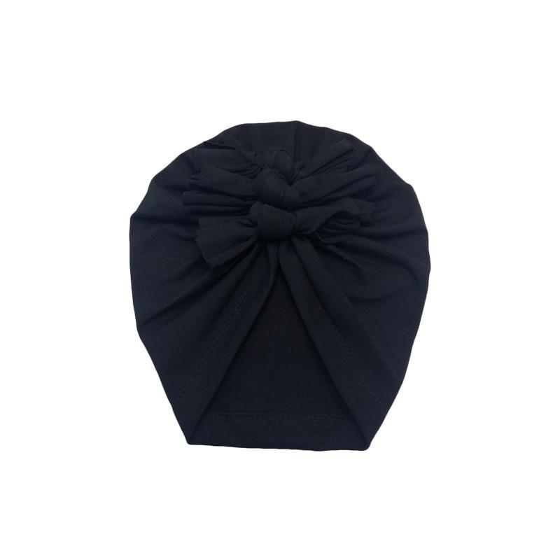 Luxury Modern Baby Headband Hat Bowknot Print Cotton Stretchy Turban Headband Infant Head Wrap Beanie Hat  For Babies and Kids Stevvex