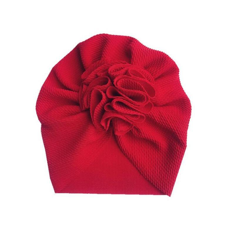 Modern New Lovely Flower Baby Girl Hat Turban Newborn Baby Cap Bonnet Kids Hat For Girls Baby In Trend Design Stevvex