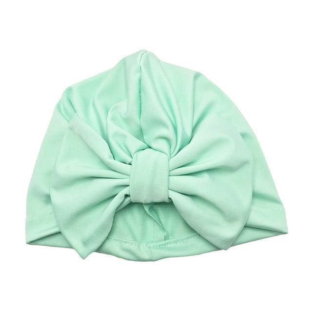 Luxury Modern Baby Headband Hat Bowknot Print Cotton Stretchy Turban Headband Infant Head Wrap Beanie Hat  For Babies and Kids Stevvex