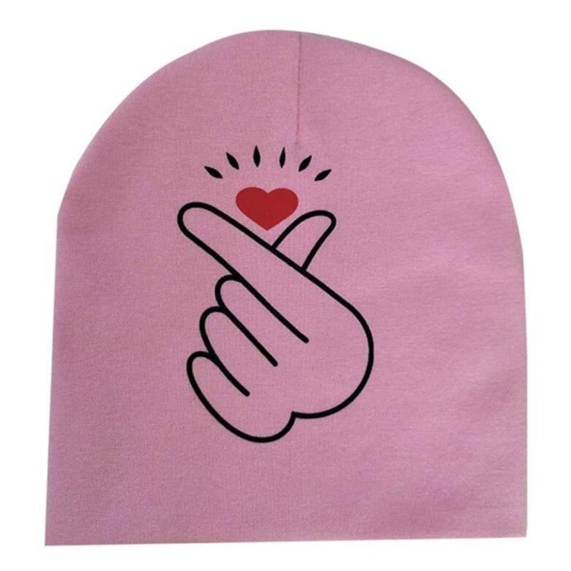 Modern Baby Hat Cute Ear Cotton Girls Cap Scarf Infant Hats Finger love Kids Boys Knitted Cap Winter hat I love mama/pap  Cap Stevvex