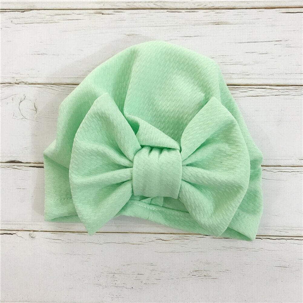 Elegant Winter Autumn Baby Girls Hat Big Bow Cotton Wool Knitted Thick Warm Baby Hat For Girls Stevvex