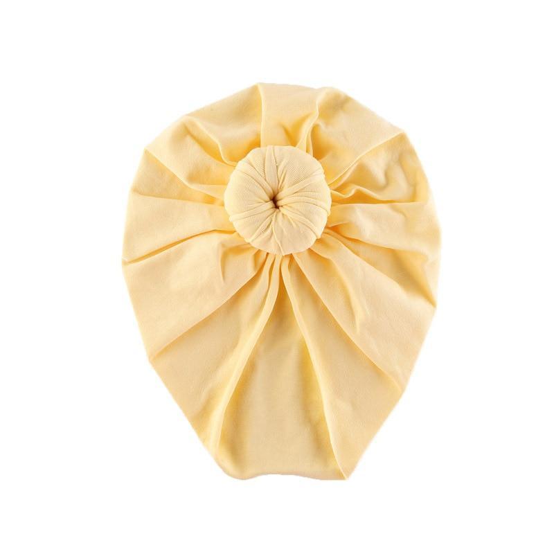 Infant Baby Headbands Solid Cotton Knot Turban Headband For Girls  Beanie Hat Headwear For Girls Stevvex