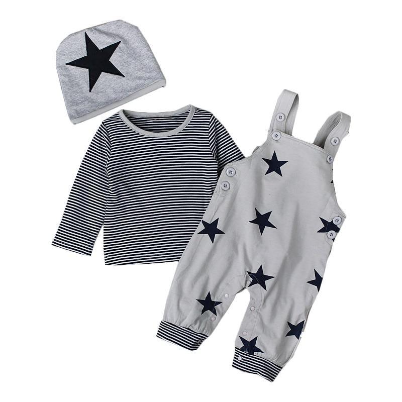 Romper Set Fashion Cartoon Bodysuit Hat and Pant  Clothing Set Cute Animal Newborn Baby Clothes Pajamas Stevvex