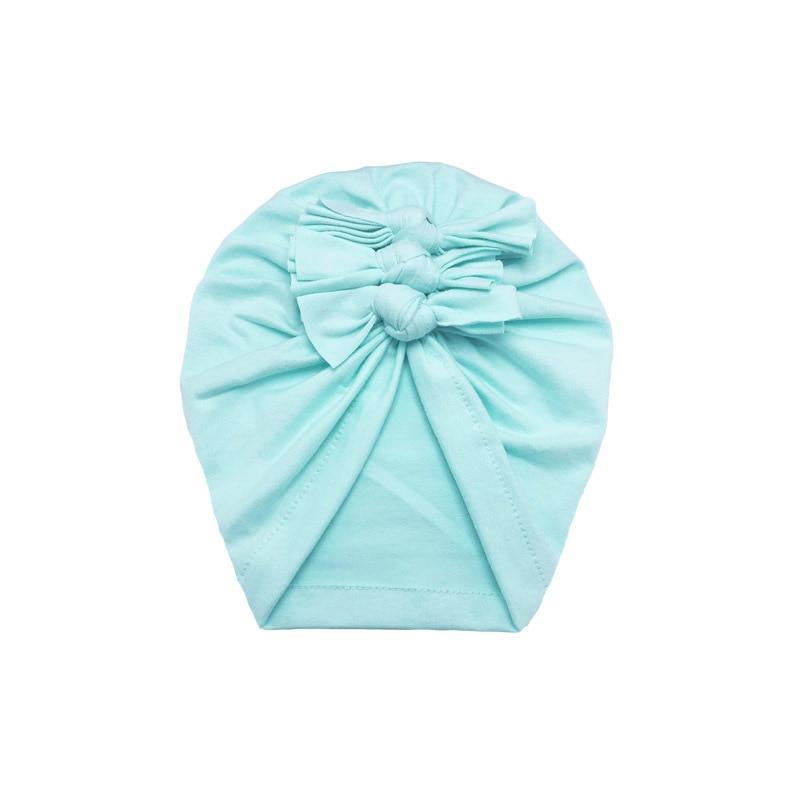 Luxury Modern Baby Headband Hat Bowknot Print Cotton Stretchy Turban Headband Infant Head Wrap Beanie Hat  For Babies and Kids Stevvex